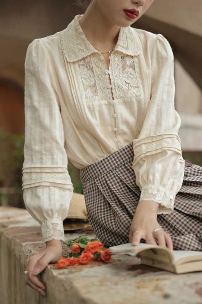 شومیز و دامن دخترانه