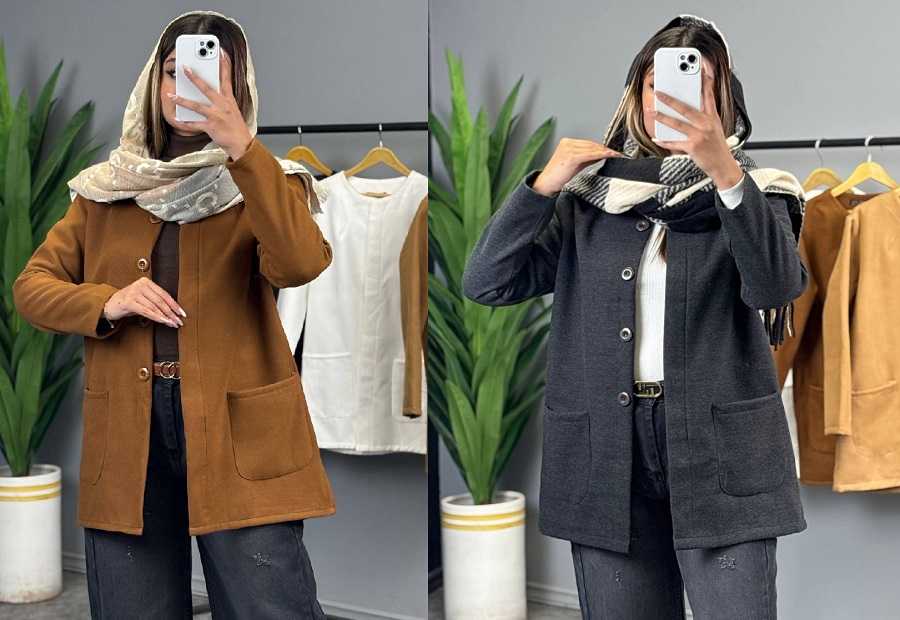 لباس دانشجویی برای پاییز : کت فوتر