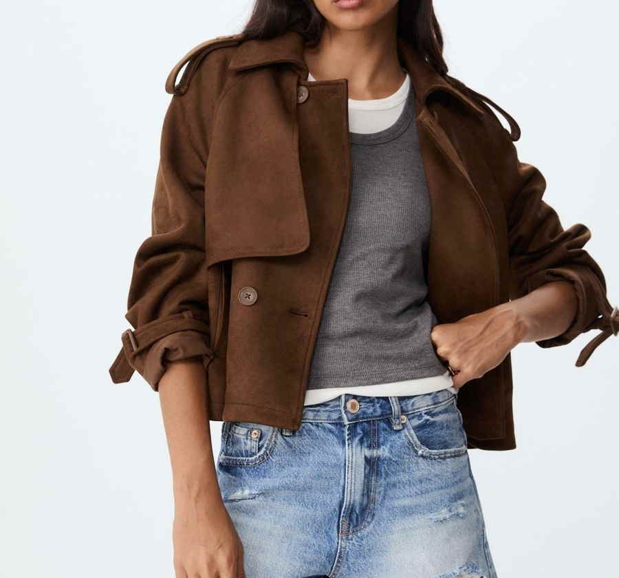 مانتو پاییزه سوییت کوتاه