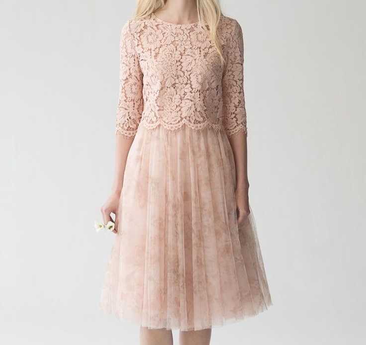 مدل بلوز و دامن مجلسی جدید گیپور دانتل