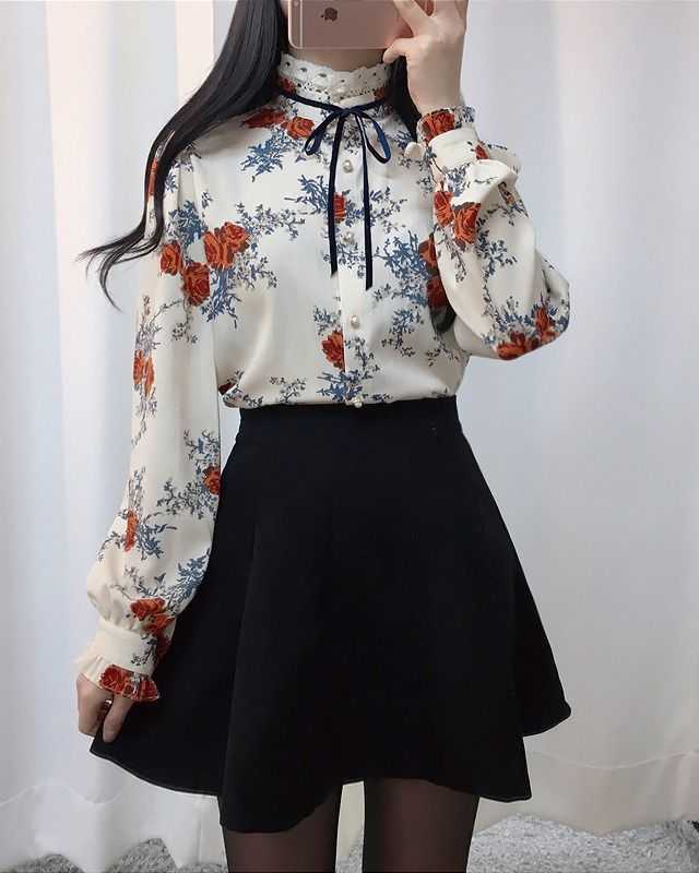 مدل شومیز دامن دخترانه کوتاه