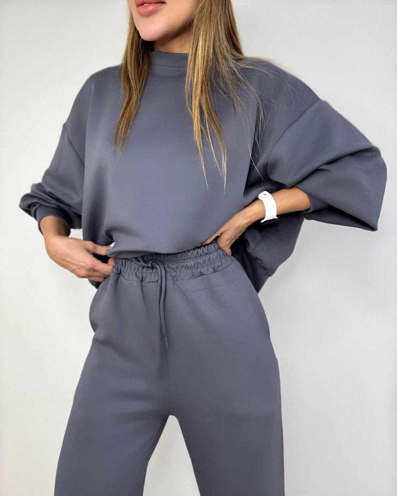 ست بلوز شلوار دورس آستین کیمونو