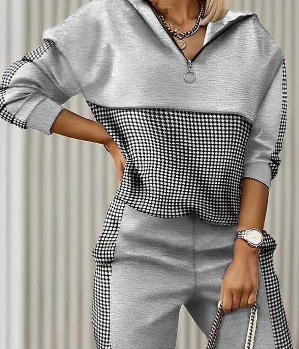 ست دورس شلوار زنانه طوسی