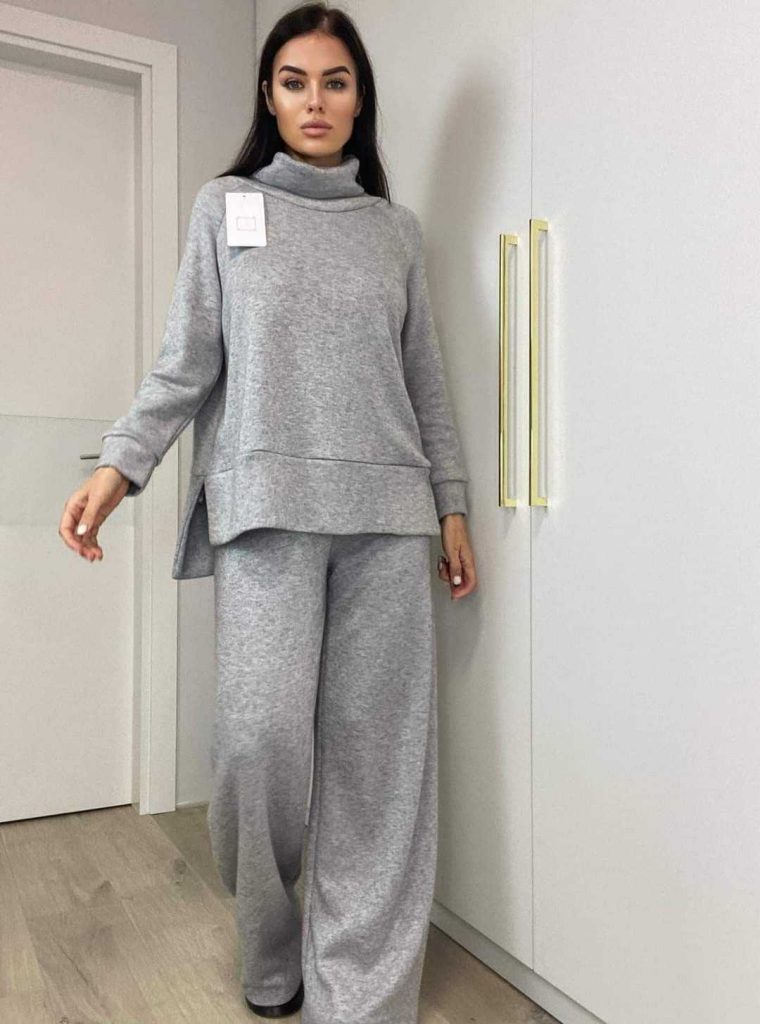 ست دورس یقه اسکی و شلوار