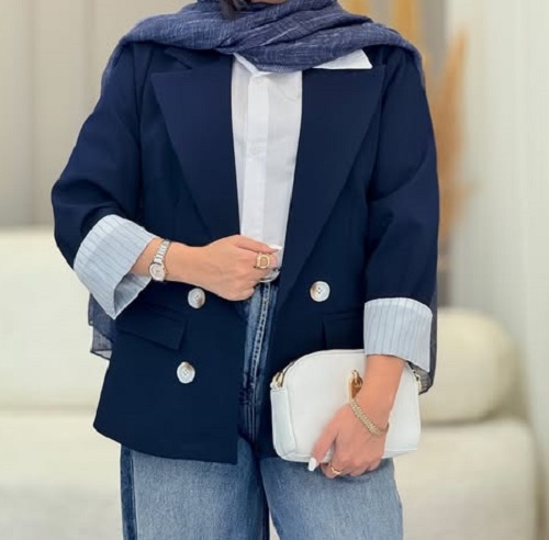 مانتو کتی شلوار جین